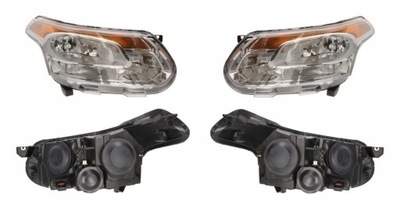 Фара лампа citroen c3 picasso 08- le+pr depo фото №1