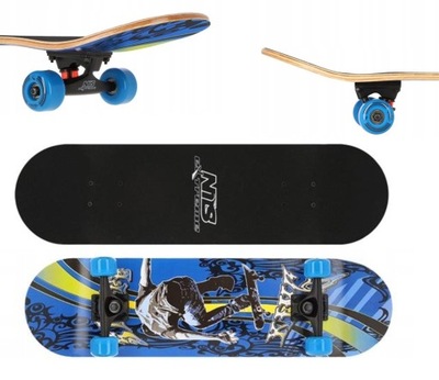 Deskorolka deska profilowana skateboard drewniana ABEC 7 CR3108SA Nils