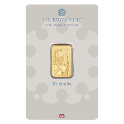 Sztabka 5 g Złota The Royal Mint Britannia