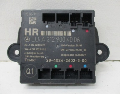 Модуль дверь правый задняя mercedes e w212 a2129004006 фото №1