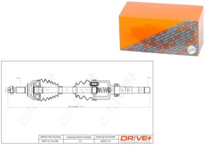Приводной вал приводная citroen c5 08- p drive+ фото №1
