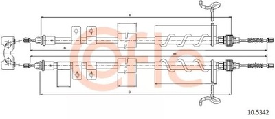 10.5342 LYNAS H-CA L+P FORD TRANSIT CONNECT 08- 