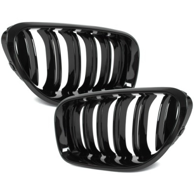 Решітка радіатора решітки радіатора решітка радіатора решітка do bmw 6 f06 f12 f13 чорний блиск фото №1