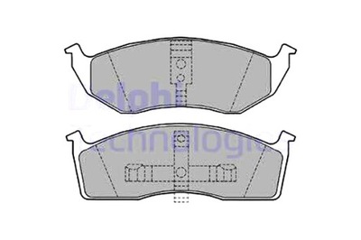 DELPHI ZAPATAS DE FRENADO PARTE DELANTERA CHRYSLER NEON NEON II NUEVO YORKER VISION  