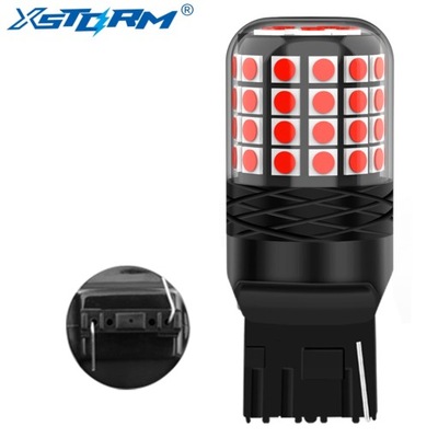 ЛАМПОЧКА LED (СВЕТОДИОД ) W21W T20 XSTORM КРАСНАЯ СПЛАВА CANBUS СИГНАЛ