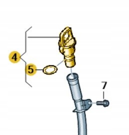 Оригінал заглушка щупа оливи audi a4, b8 aso фото №1