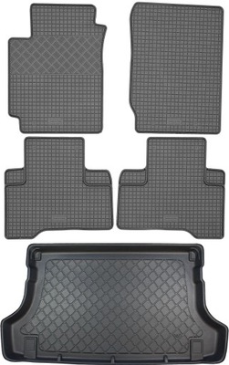 SUZUKI GRAND VITARA II 2005-2015 ESCOBILLAS GOMA + ALFOMBRILLA DE MALETERO  