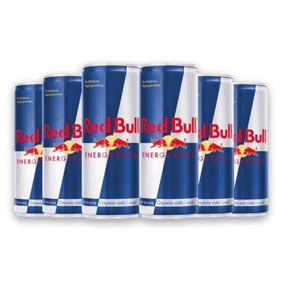 Red Bull Napój energetyczny 250 ml x 6 sztuk