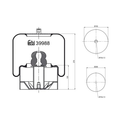 Febi bilstein 39988 чохол, кондиціонер фото №1