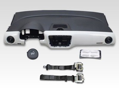 Volkswagen up! vw панель приладів білий блиск подушка безпеки ремені фото №1