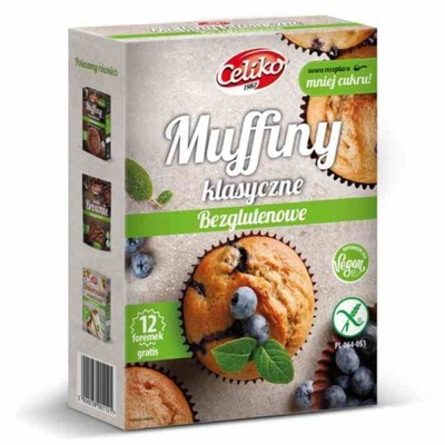 Mufiny klasyczne bez glutenu Celiko, 280g