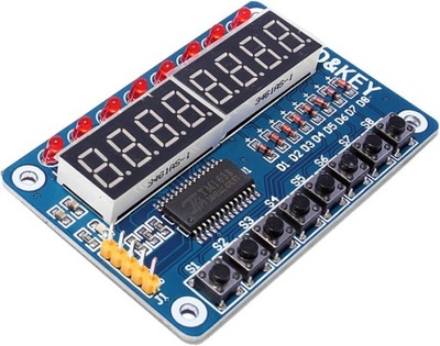 Wyświetlacz 8 Cyfrowy LED Przyciski TM1638 dla Arduino