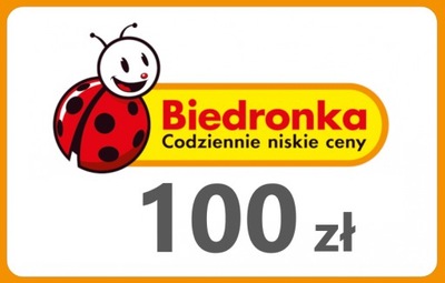 Biedronka 100 - Voucher - Karta Podarunkowa