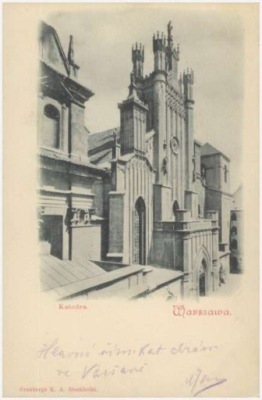 Katedra Warszawa Stare Miasto kościoły ca 1900