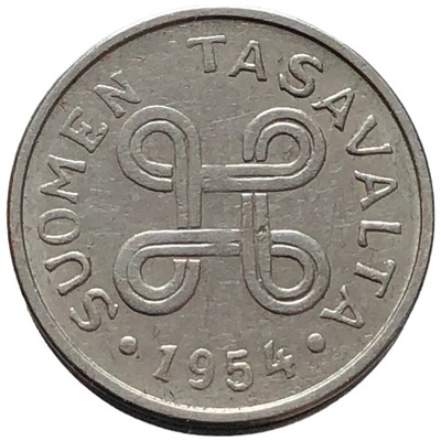 90331. Finlandia, 1 marka, 1954r.