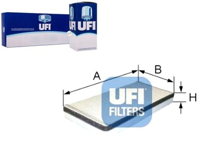 UFI FILTRAI FILTRAS KABINOS 