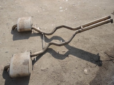 Выхлоп гаситель range rover vogue l405 4.4tdv8 фото №1