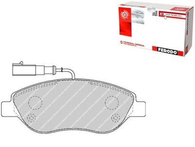 Гальмівні колодки гальмівні alfa romeo mito chrysler delta fi фото №1