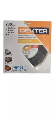 TARCZA DIAMENTOWA 230 X 22.3 MM TURBO DEXTER