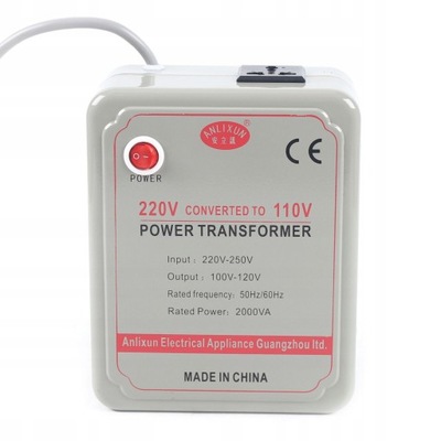Transformator 220V-250V na 110V-120V (500W)
