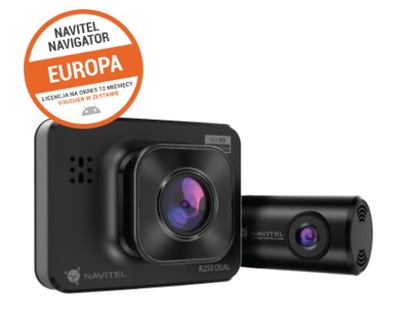 CÁMARA DE AUTOMÓVIL NAVITEL R250 DUAL + CÁMARA PARTE TRASERA  