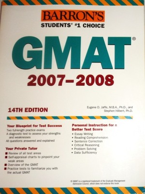 GMAT 2007-2008 BARRON'S STUDENTS #1 CHOICE