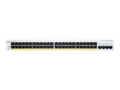 CISCO Business Switching CBS220 Smart 48 port Gigabit PoE 382W 4x1G SFP upl