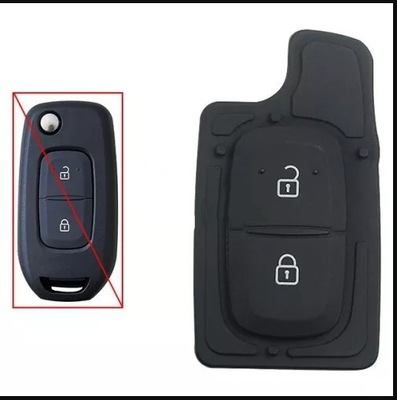 Гумка кнопки pilot ключ renault фото №1