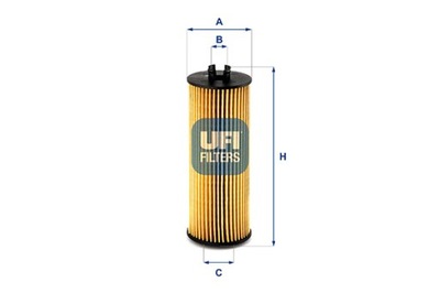 UFI FILTRO ACEITES GRAND CHEROKEE 3.6I 10-  