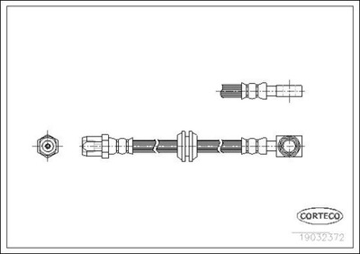 CABLE DE FRENADO FLEXIBLES MINI 00- PARTE DELANTERA  