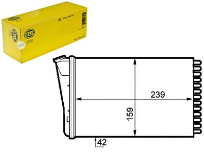 ОБОГРЕВАТЕЛЬ HELLA 1618248 1618026 90487635 9037997