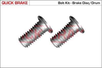 QUICK BRAKE БОЛТ КРЕПЛЕНИЯ ДИСКА ТОРМОЗНОГО ПЕРЕД M8X1.25X18