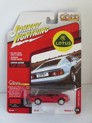 Johnny Lightning 1:64 Lotus Esprit 1989 red