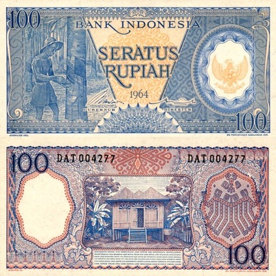 # INDONEZJA - 100 RUPII - 1964 - P-98 - UNC