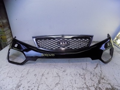 Kia sorento 09-12 2009-2012 бампер передній перед решітка радіатора фото №1