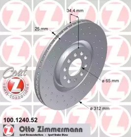 DISCO DE FRENADO VW BORA 98-04 2,3V5 - 2,8V6  