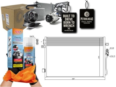 Конденсатор кондиціонера dodge journey fiat freemont #petrolhead pro+ kit9 фото №1