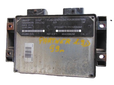 Peugeot partner i 1.9d 99r бортовой компьютер r04080025b фото №1