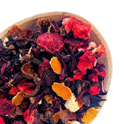 Herbata owocowa GOŹDZIKI W POMARAŃCZY hibiskus 500g