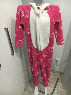 primark kombinezon piżama hello kitty 6/7 lat