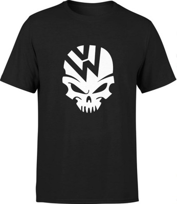 KOSZULKA MĘSKA VOLKSWAGEN T-SHIRT CZASZKA AUTO M