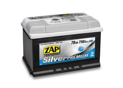 Akumulator Zap Silver Premium 78Ah 750A