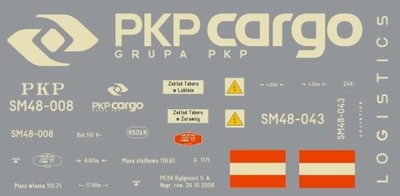 Kalkomania SM48 PKP Cargo