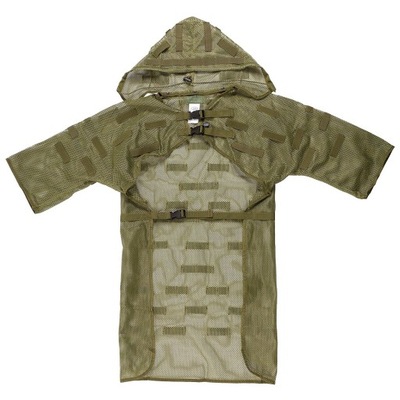 Strój maskujący MFH Mesh Coat z pętlami - Olive