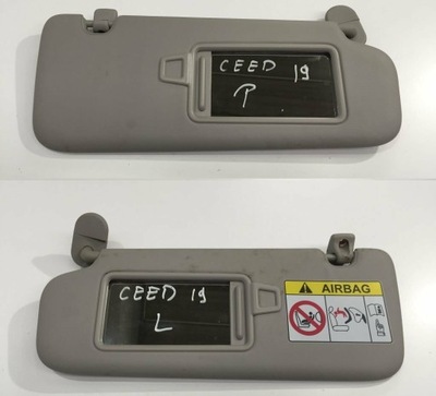 Kia ceed iii защита солнцезащитная козырёк фото №1