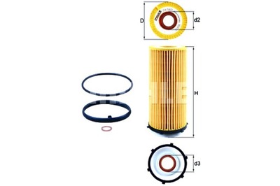 MAHLE ФИЛЬТР МАСЛА BMW