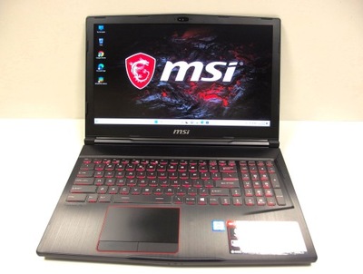 Laptop MSI GE63 8RF i7-8750H 16GB 256GB SSD PCIe + 1TB Nvidia GTX 1070