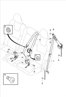 32341229 pas лівий задня volvo xc90 16-26 фото №1
