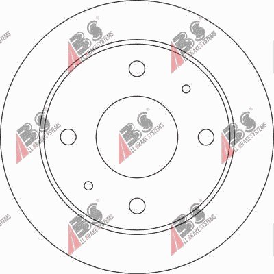 DISCO DE FRENADO PARTE DELANTERA HYUNDAI ATOS 1997-  