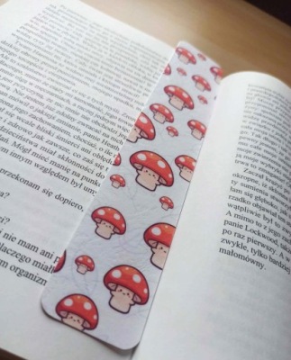 Urocza Zakładka do książki Laminowana Handmade Rękodzieło